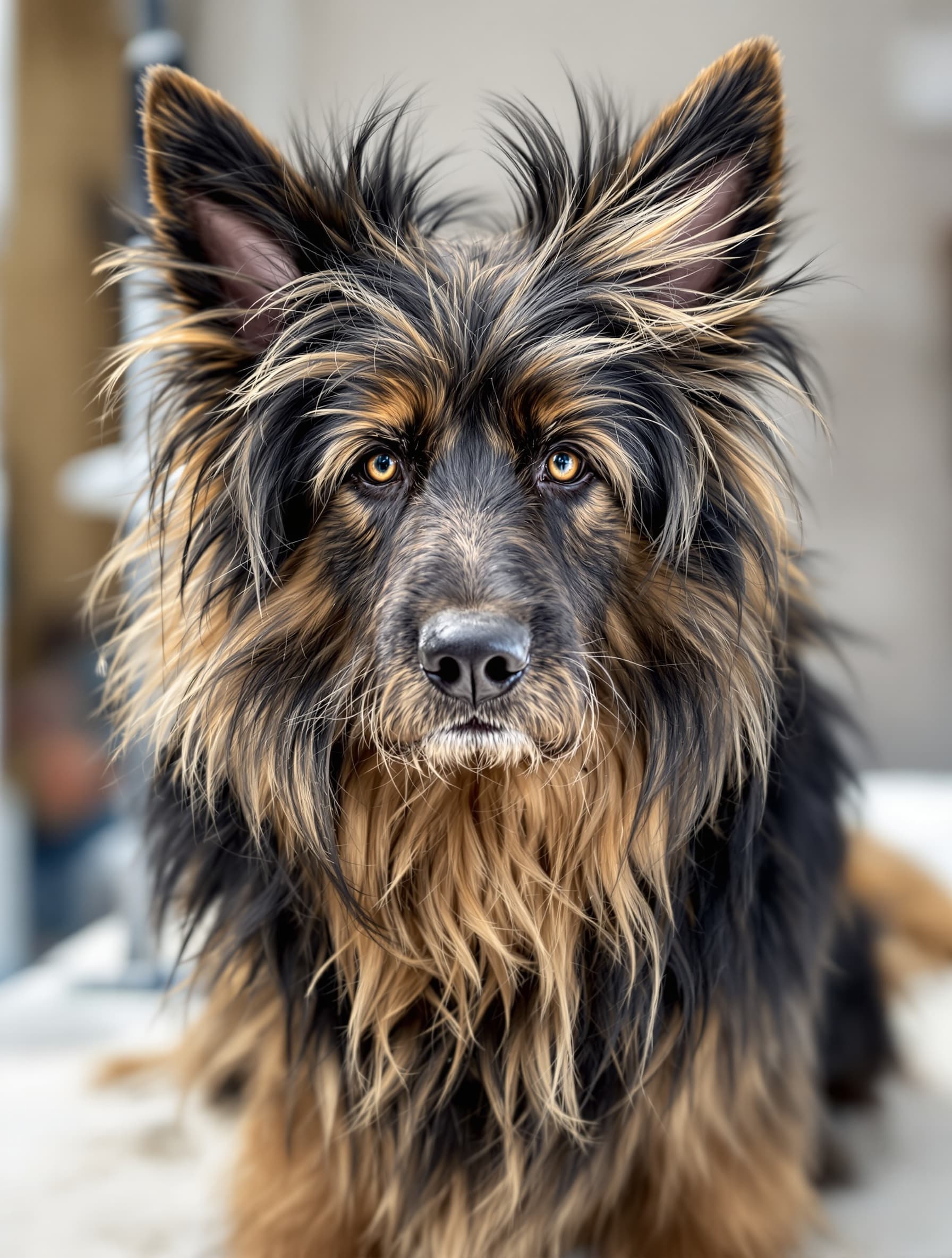 Yorkshire Terrier before grooming
